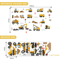 SHUCHING sheets display colorful vehicles ready for playful room setup