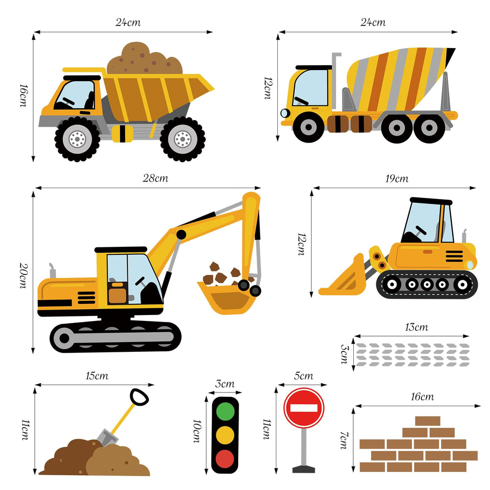 SHUCHING wall decals transform playroom into imaginative construction zone