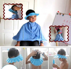 Shuiniba green baby cap comfortable adjustable fit for baths