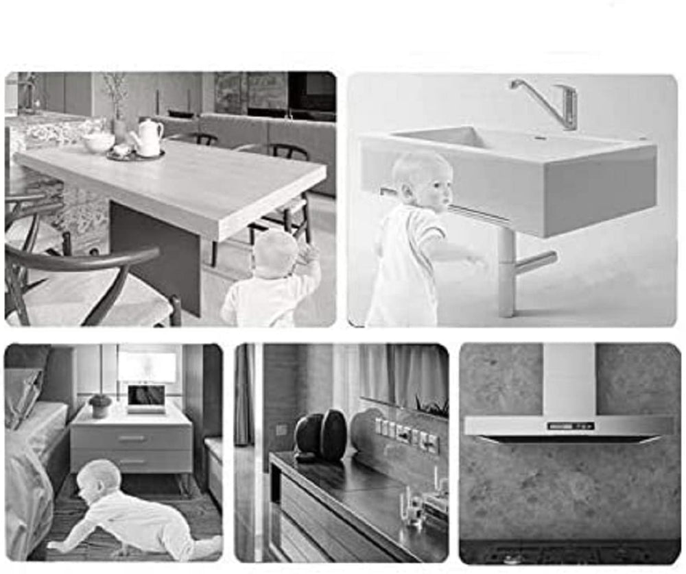 Shuiniba kitchen countertop protector transparent edge coverage