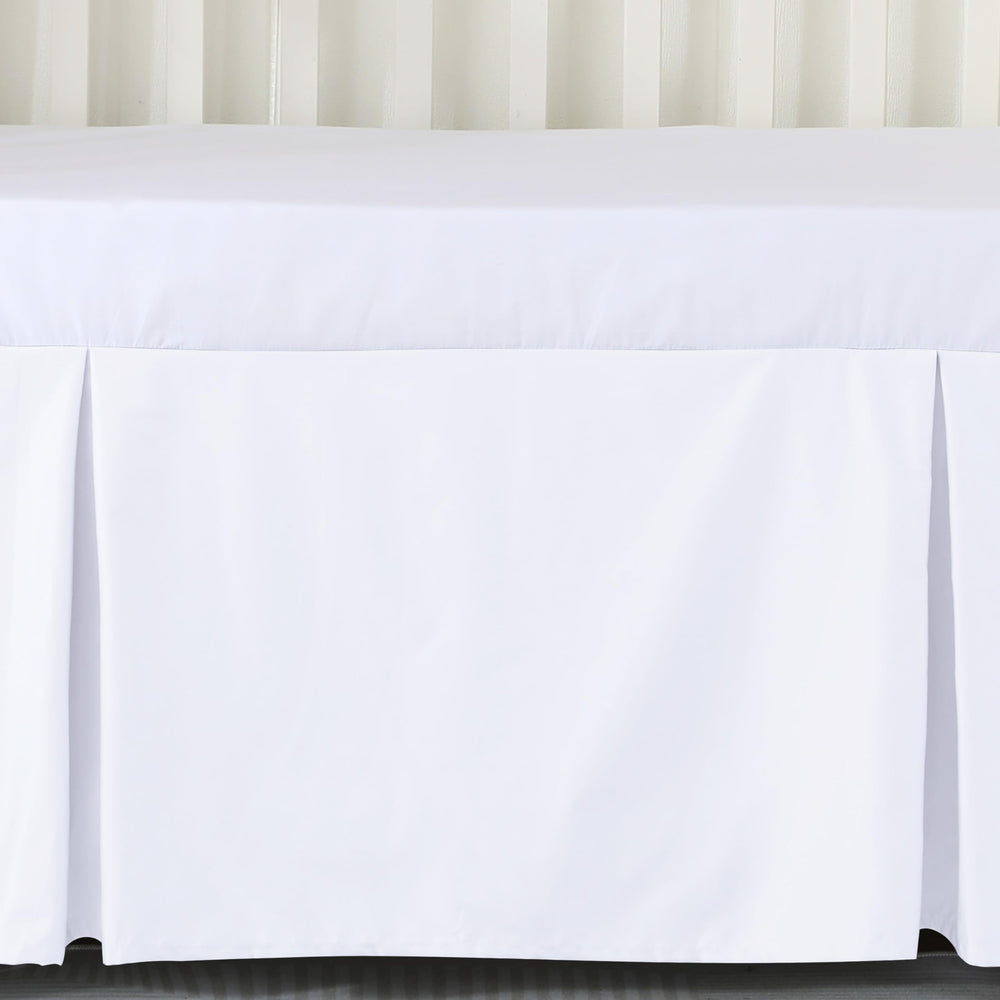 Shunjie.Home easy-care crib skirt is machine washable and quick to dry.