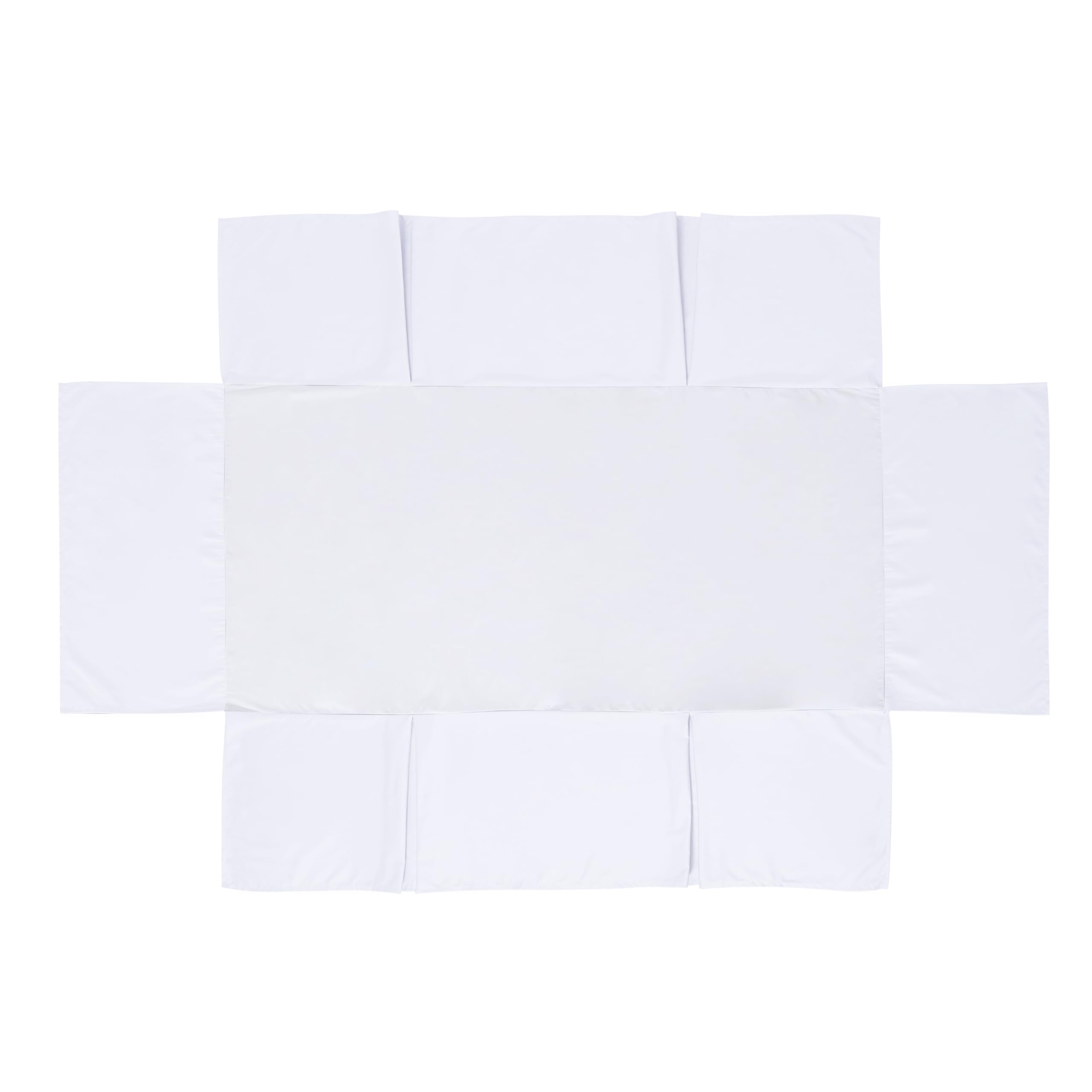 Shunjie.Home fade-resistant finish keeps the white crib looking bright.