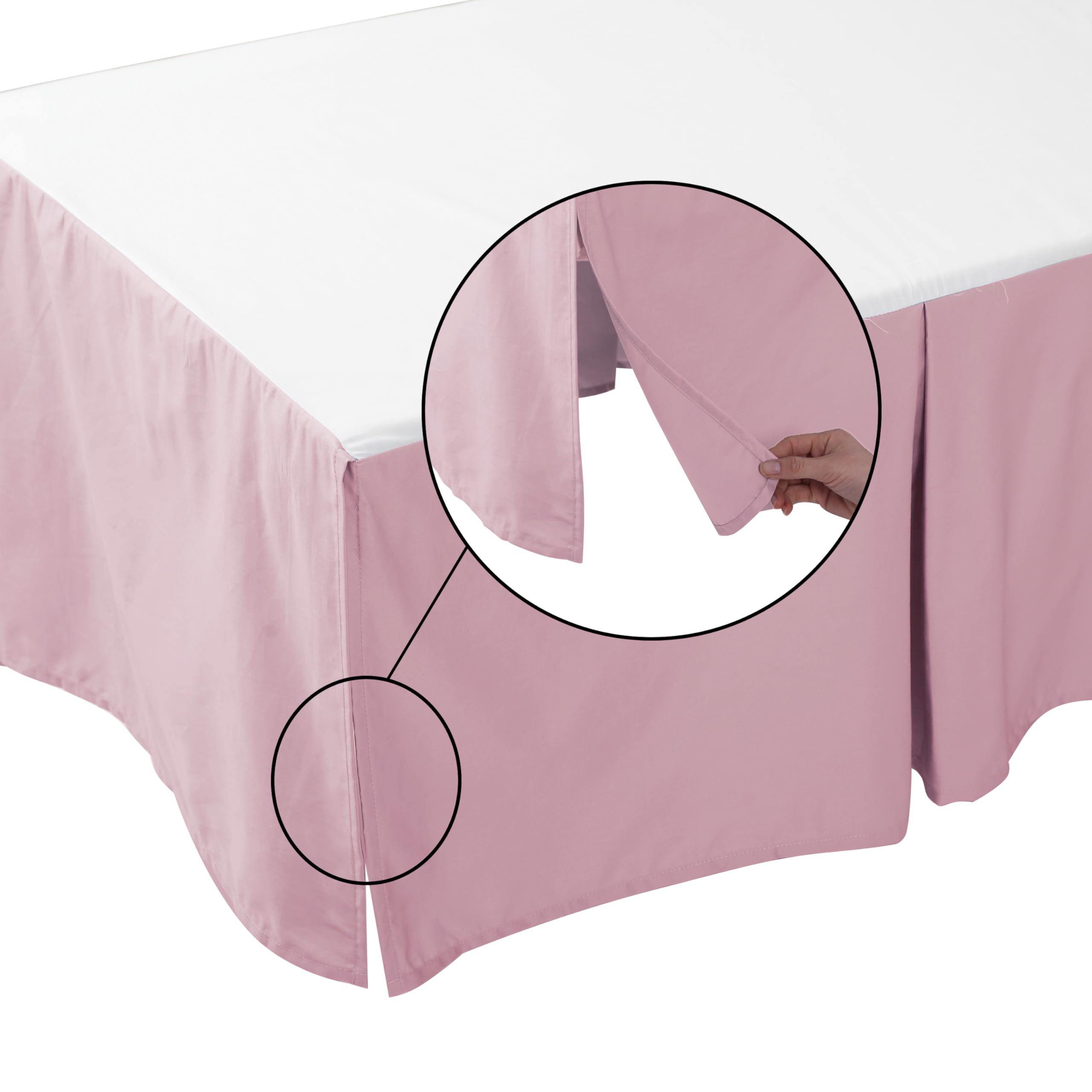 Shunjie.Home four-opening design makes placement around the crib simple