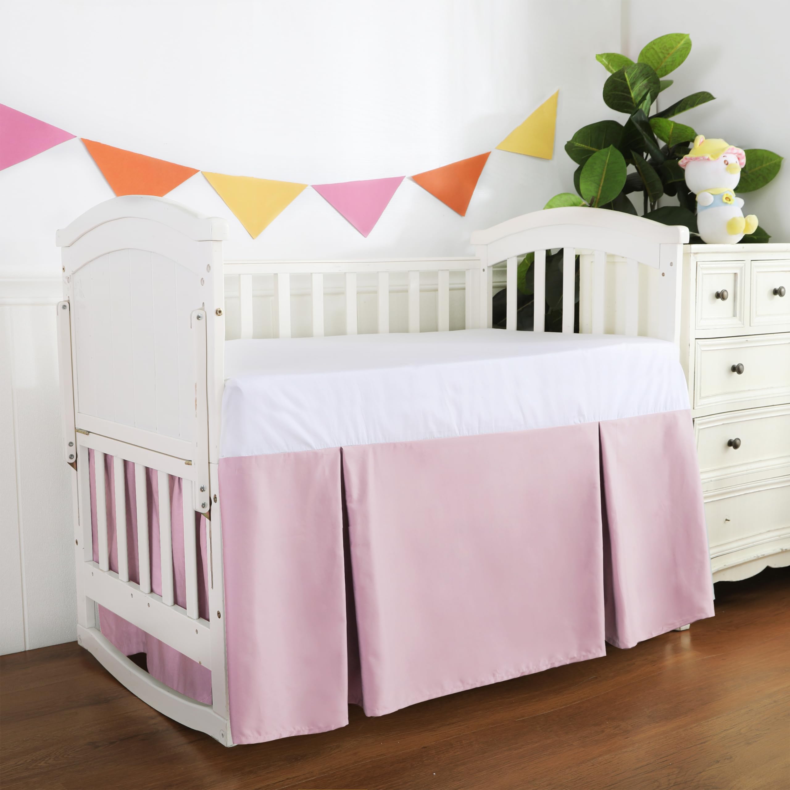 Shunjie.Home quick-dry, durable bedding crib skirt for busy families