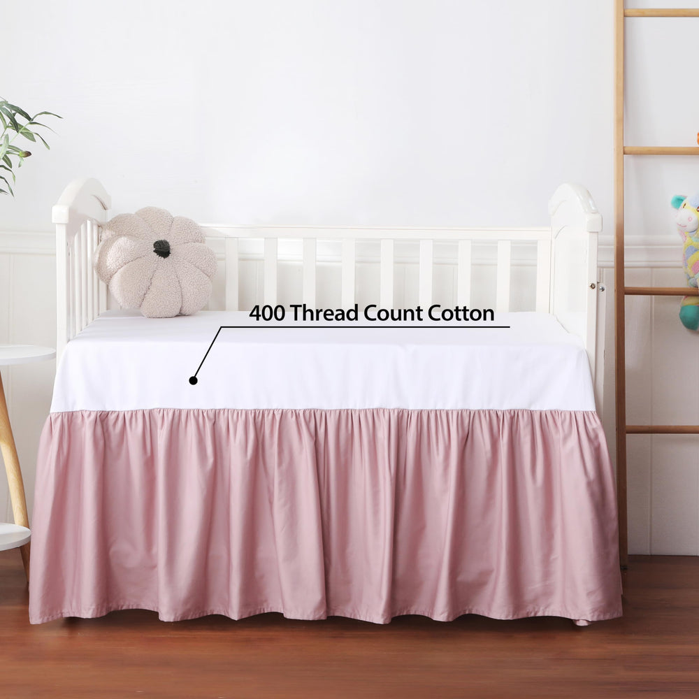 Shunjie.Home dust-ruffle design adds decorative flair while concealing under-bed storage.
