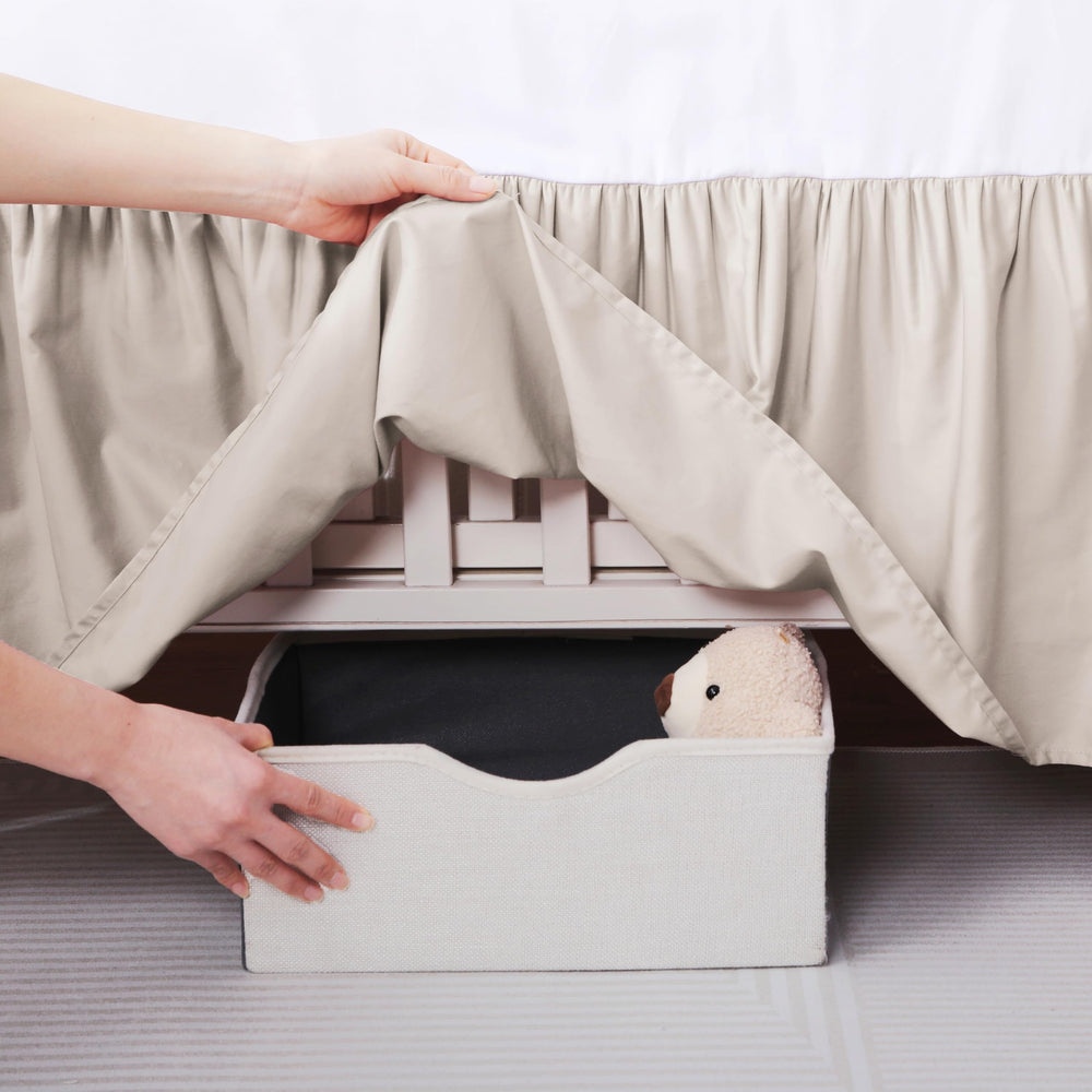 Shunjie.Home crib skirt care instructions for washing and drying