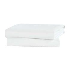 Shunjie.Home flannel crib protector pack showing two-piece set protects crib mattress.
