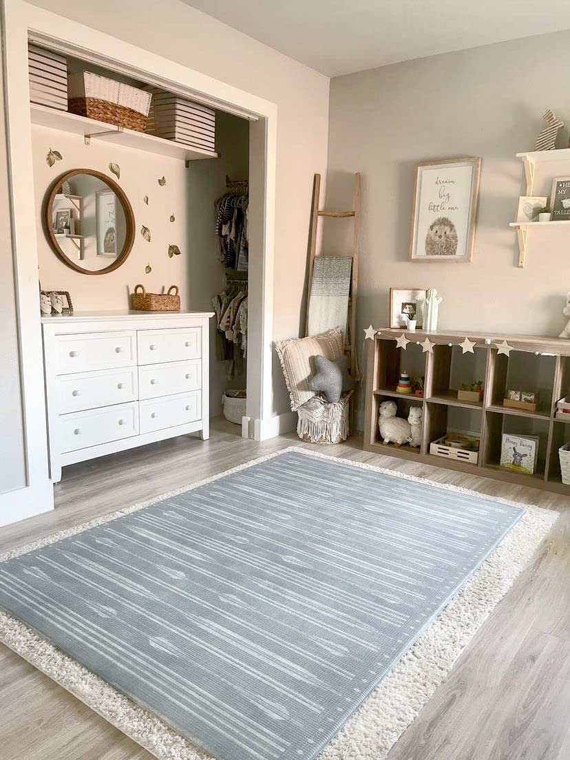 Shwally PlayMat Bowie room-ready: fits living rooms for safe floor activities.
