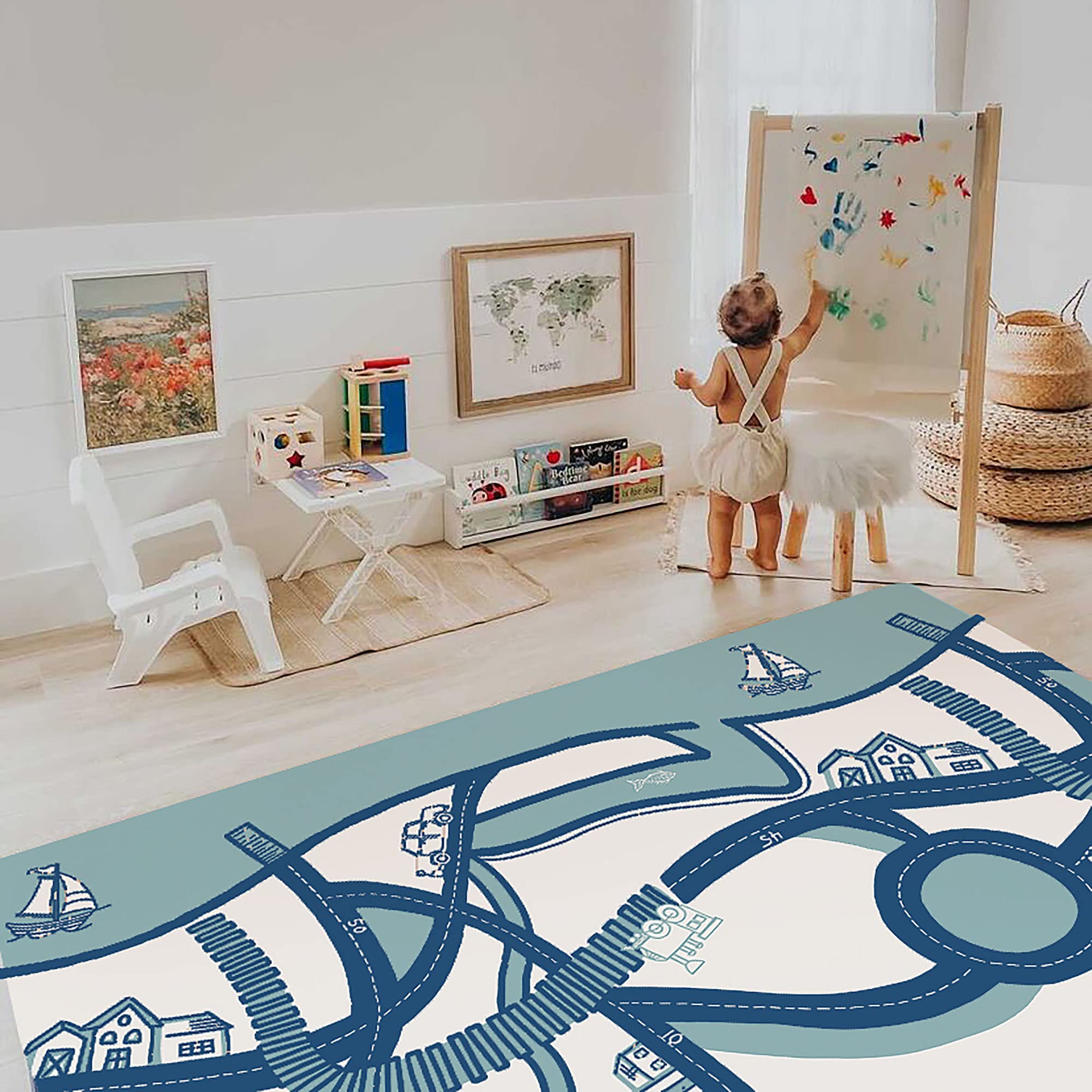 Shwally PlayMat Bowie tummy-time ready: soft surface for early exploring.