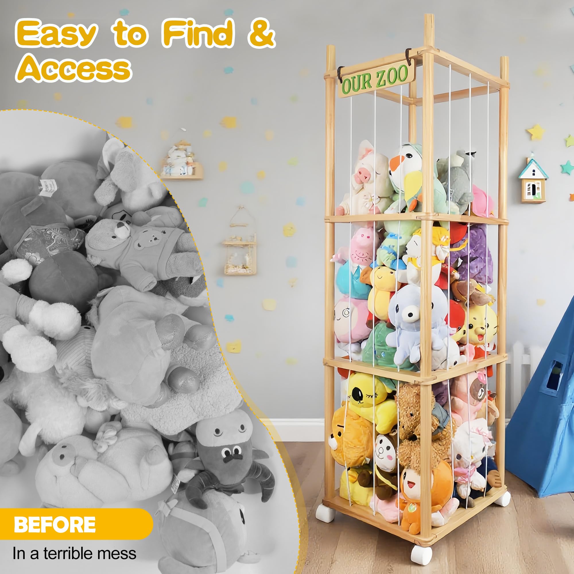 SHWWQUE versatile storage for pillows and blankets blends with decor