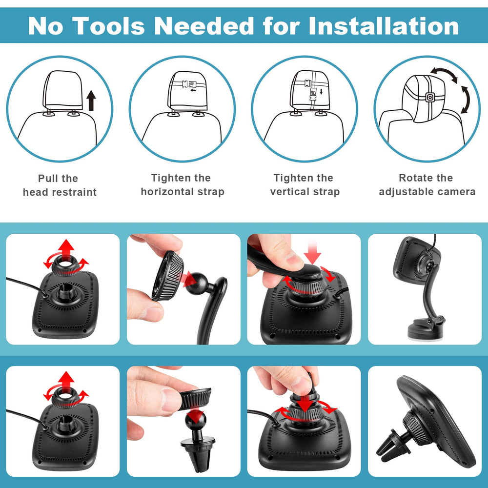 Shybaby air vent bracket installation option for flexible placement