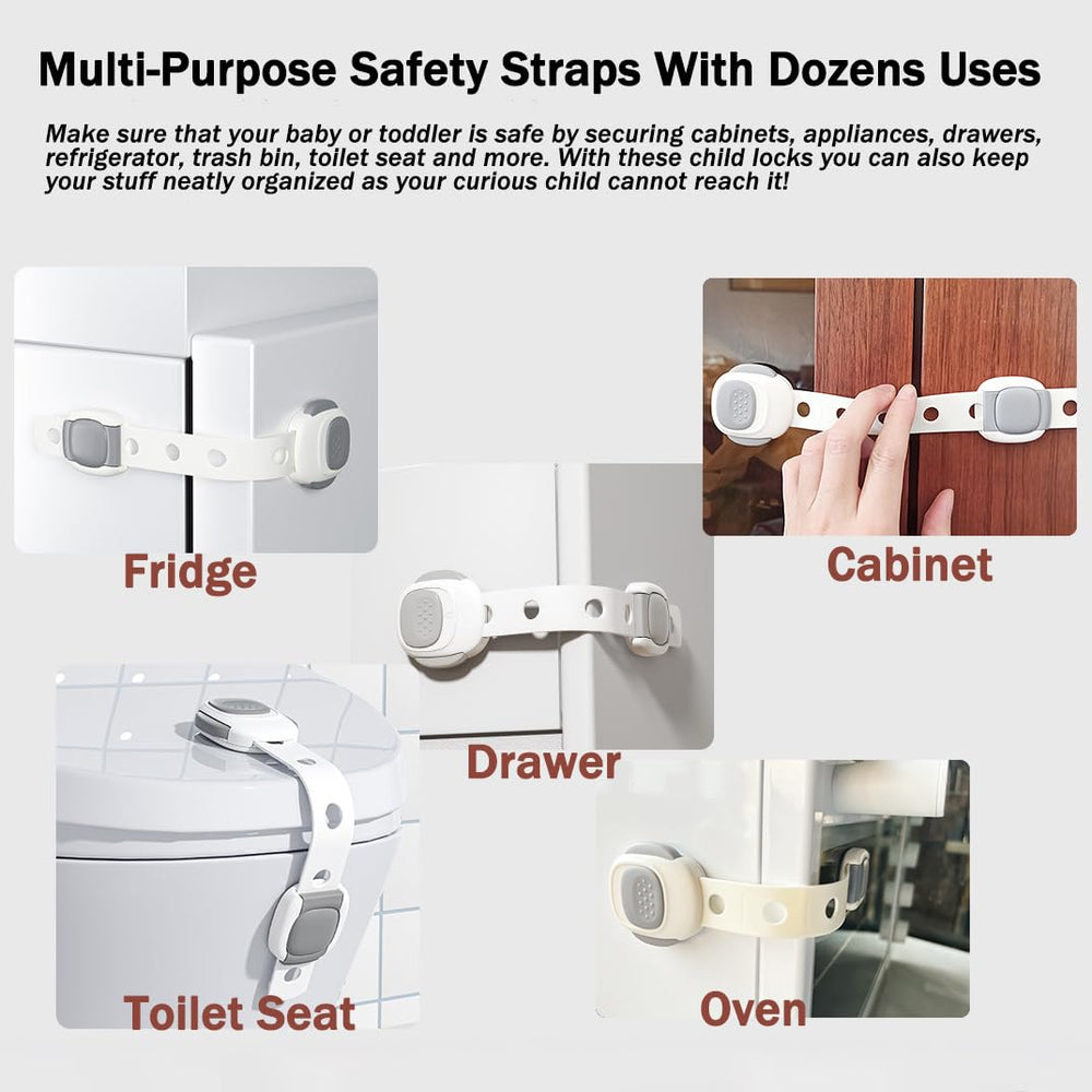 Shycool baby-proofing locks pack keeps appliances and drawers out of reach safely.