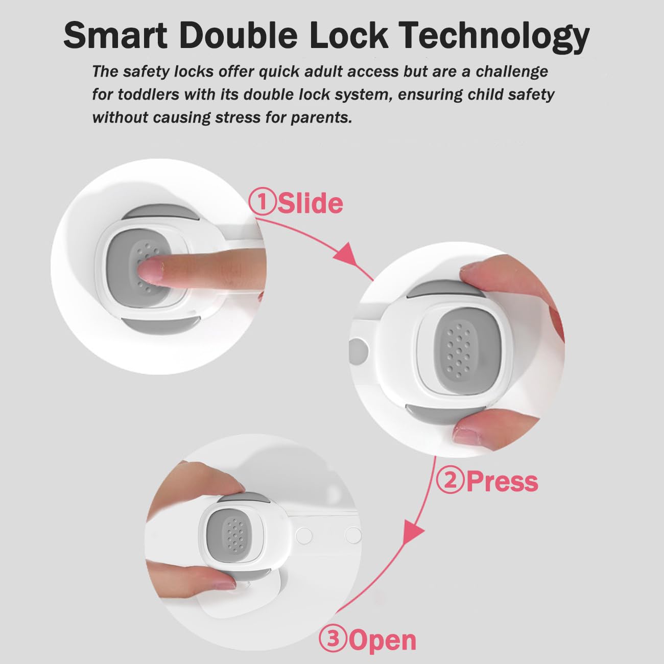 Shycool drawer and cabinet locks prevent access to toilets and trash cans.