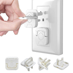 Shycool 60-pack white outlet covers for complete childproofing.