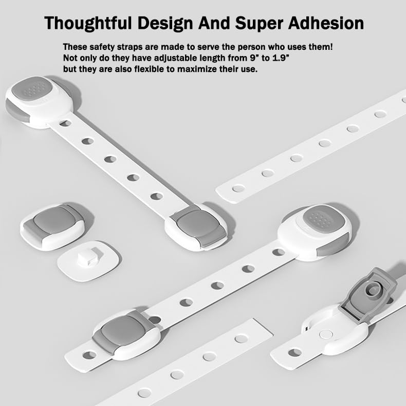 Shycool adjustable locks fit flat surfaces and corners for flexible use.