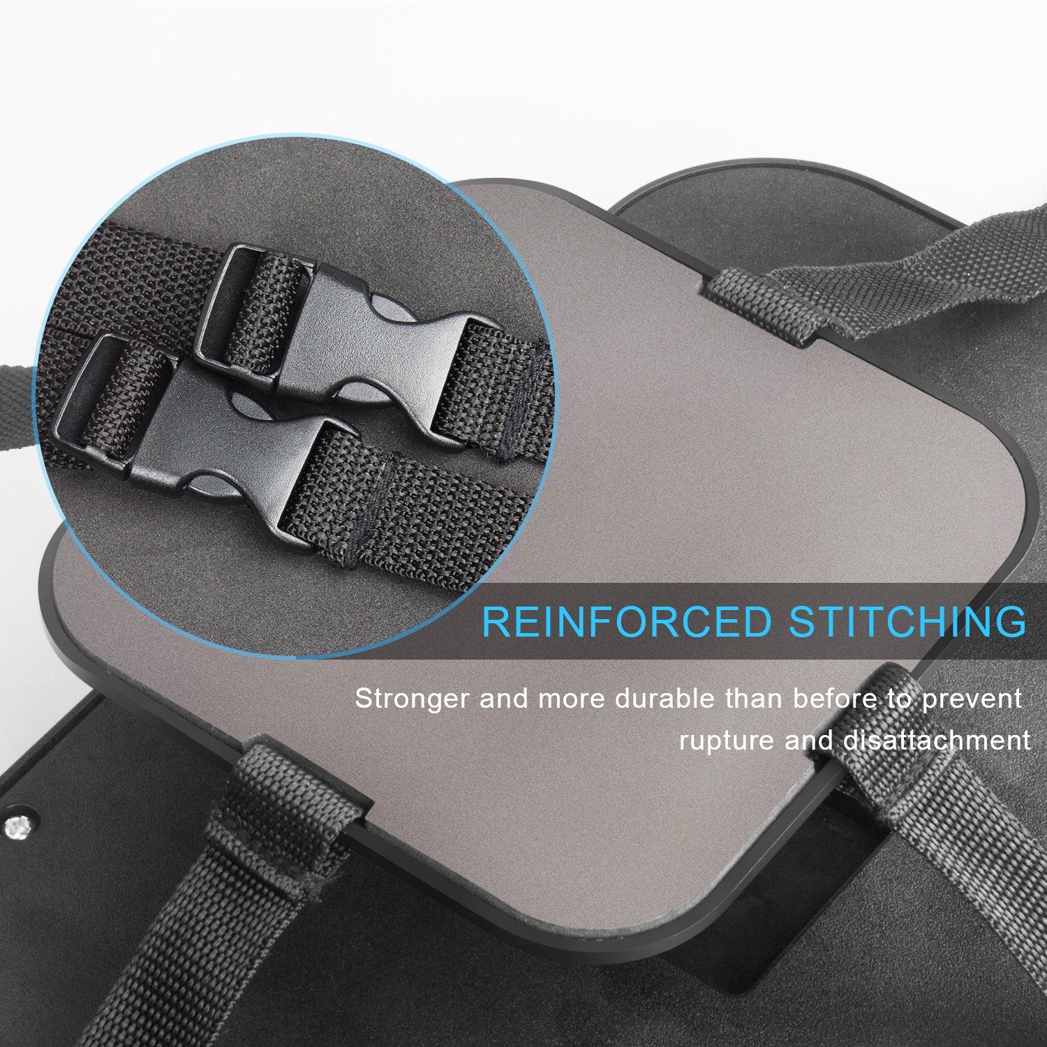 Shynerk baby car mirror shows 360 rotation for flexible viewing angles.