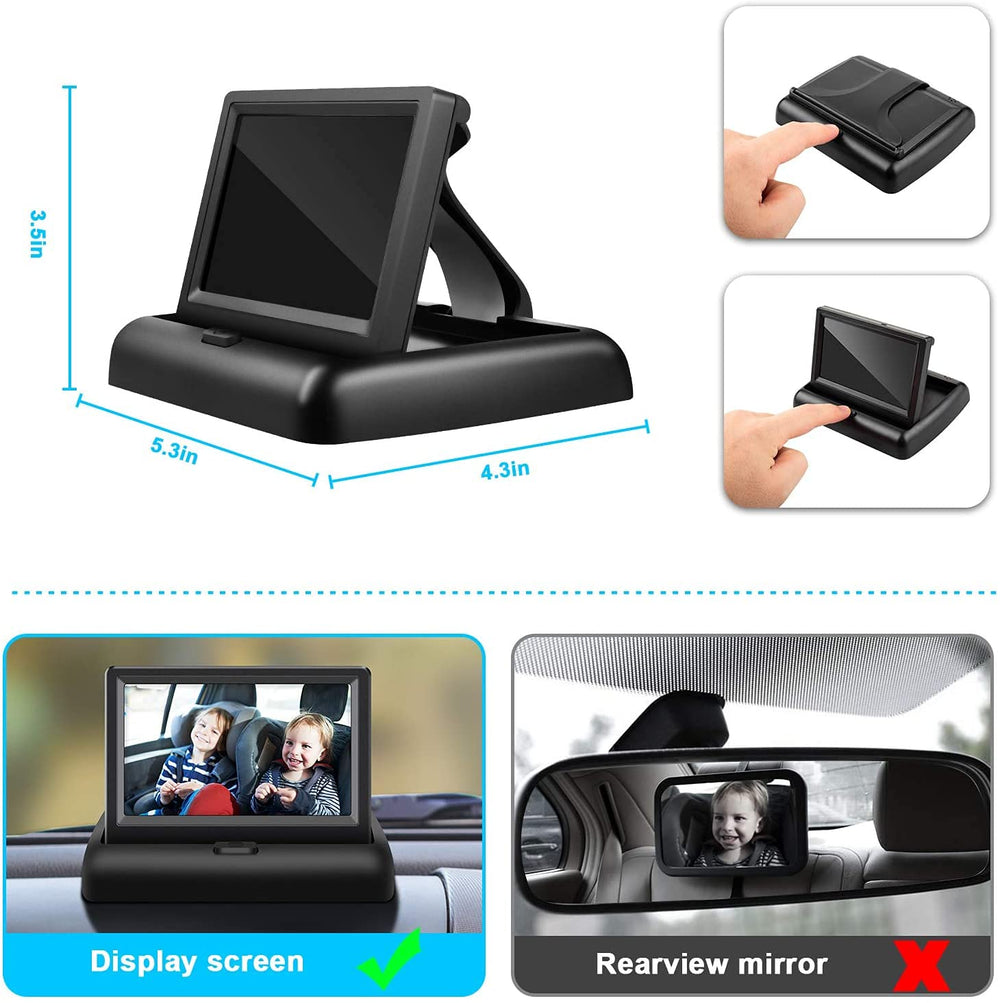 Shynerk Baby car mirror stays stable with no vibration during driving.