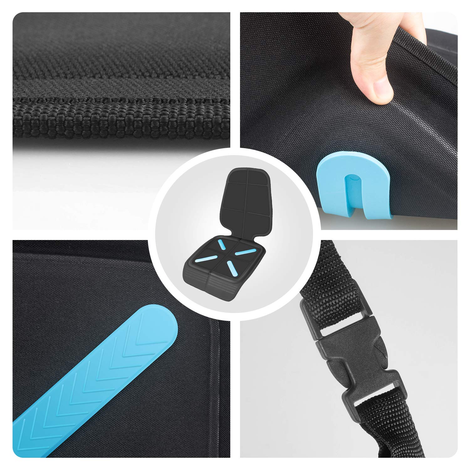 Shynerk Care car seat protector anti-slip bottom keeps child's seat secure