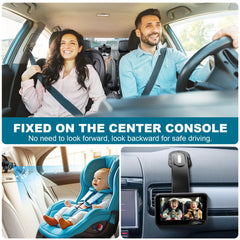 Shynerk Monitor 360 rotation backseat camera enables optimal angle