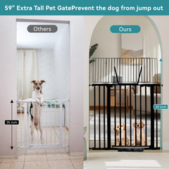 SHYUJAJIE auto-close walk-through door for hands-free use