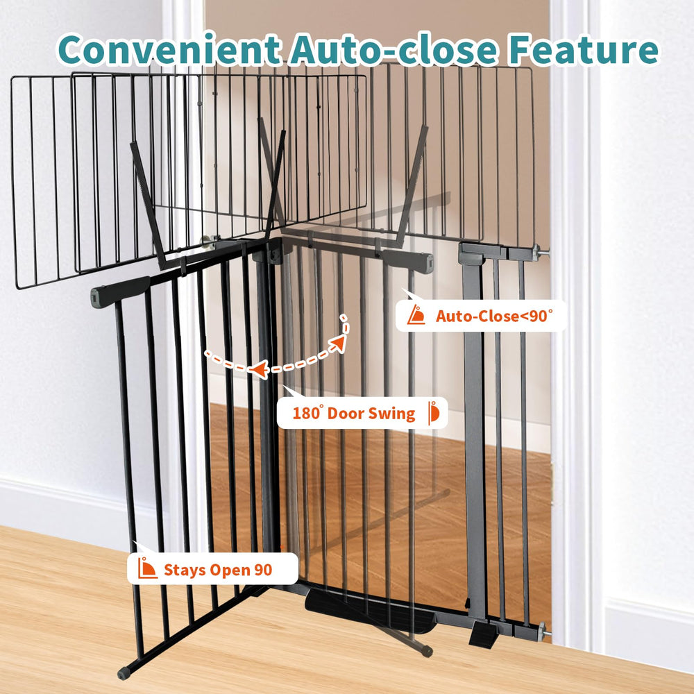 SHYUJAJIE tall gate creates a safe passage in hallways for pets