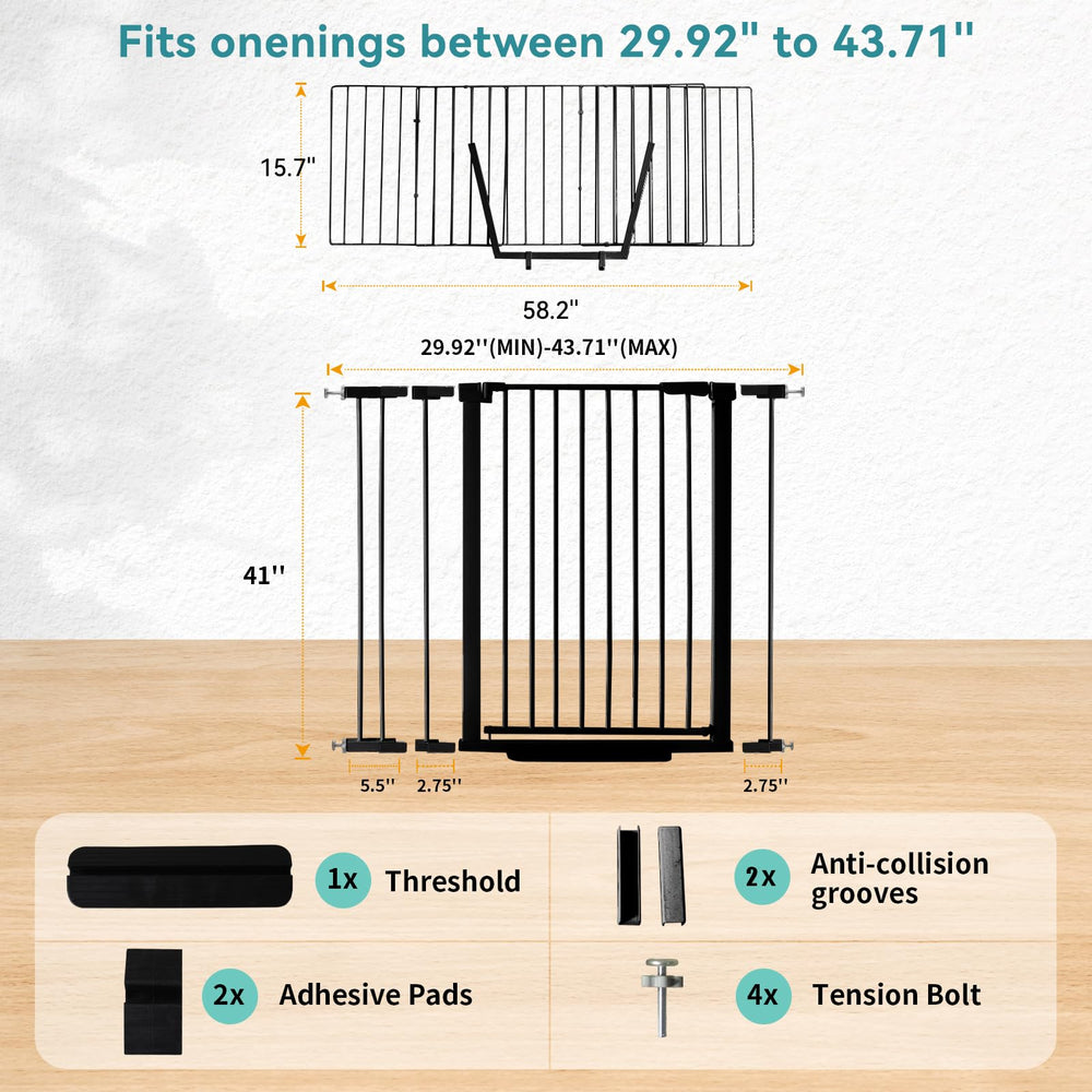 SHYUJAJIE adjustable extensions enable a precise fit for openings