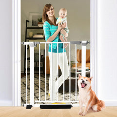 SHYUJAJIE 30-inch tall gate front view promotes safe pet separation