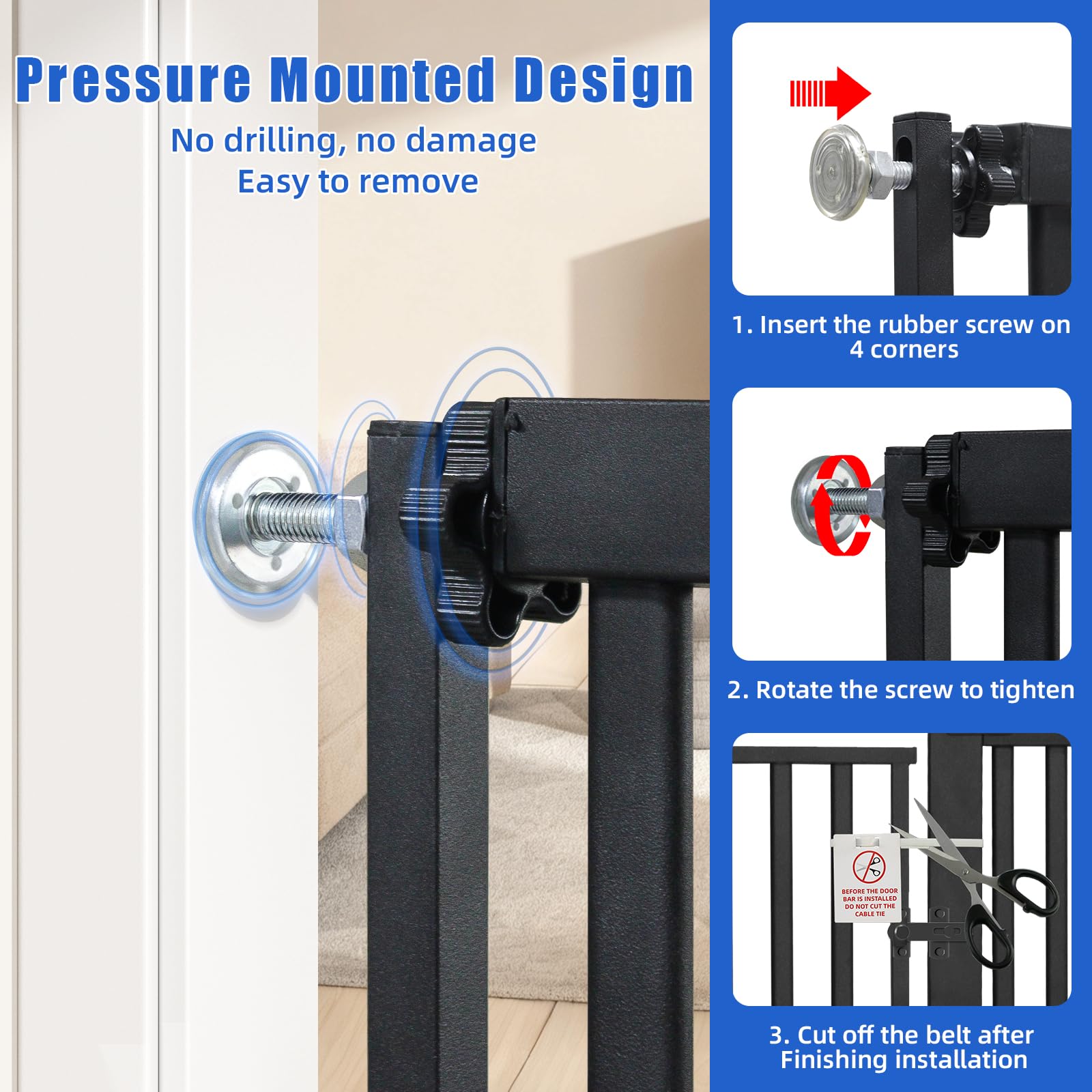 SHYUJAJIE anti-tripping ramp aids gate stability and smooth passage for carts