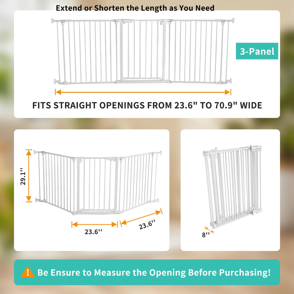 SHYUJAJIE auto-close-gate: convenient one-hand use for busy families.