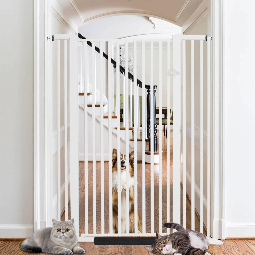 SHYUJAJIE bottom ramp protects floors during gate movement