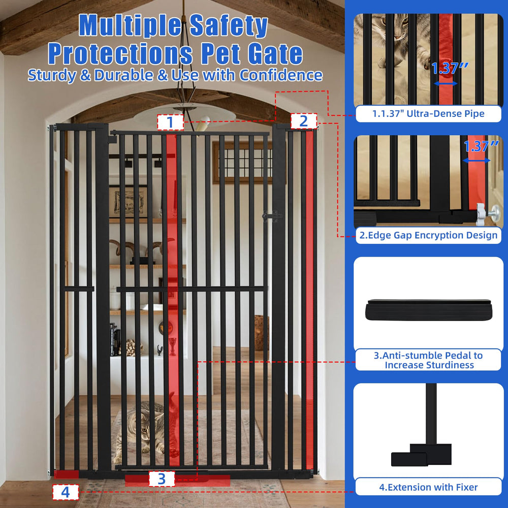 Bottom ramp on SHYUJAJIE gate protecting floor and easing cart passage