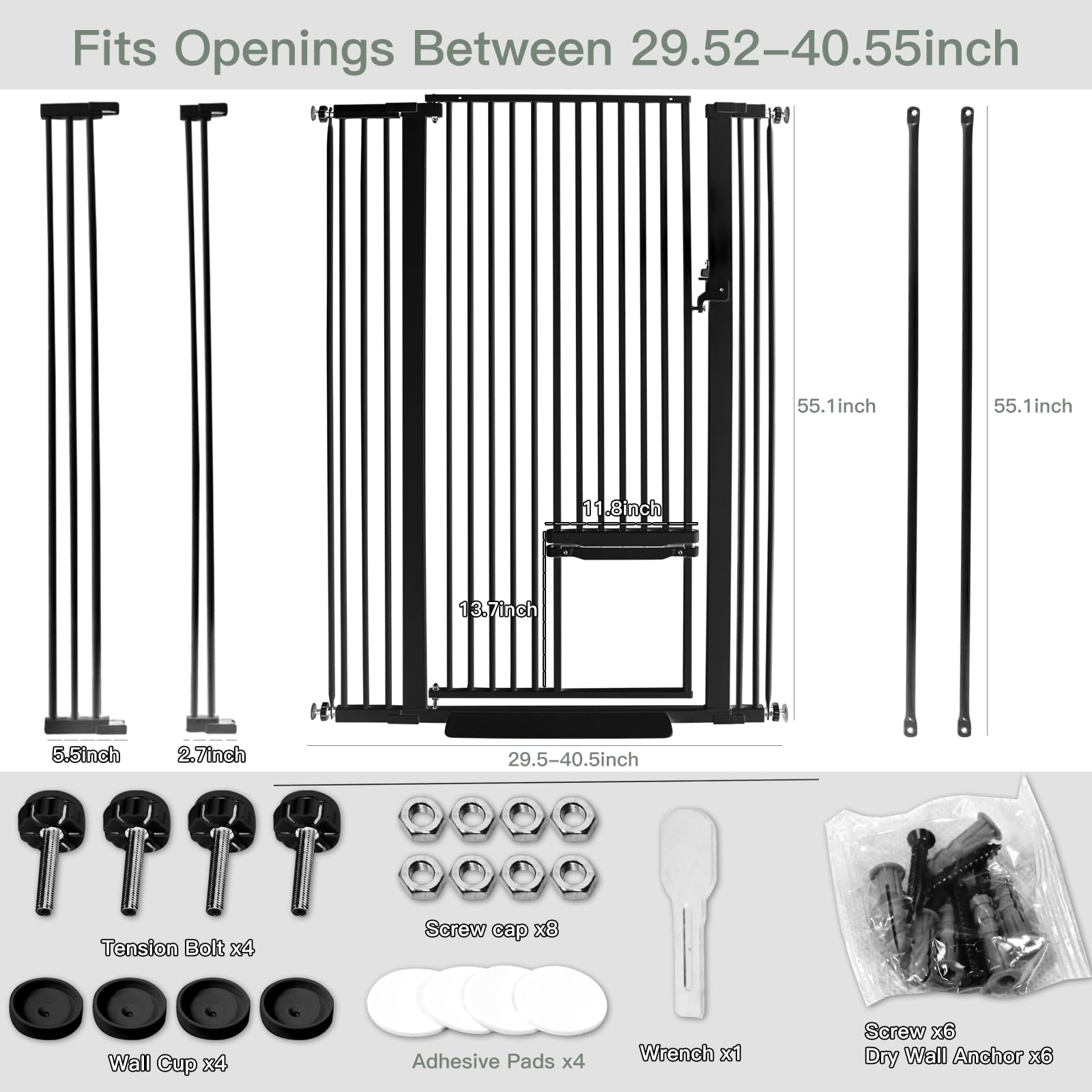 SHYUJAJIE cat door passage closeup demonstrates convenient pet access