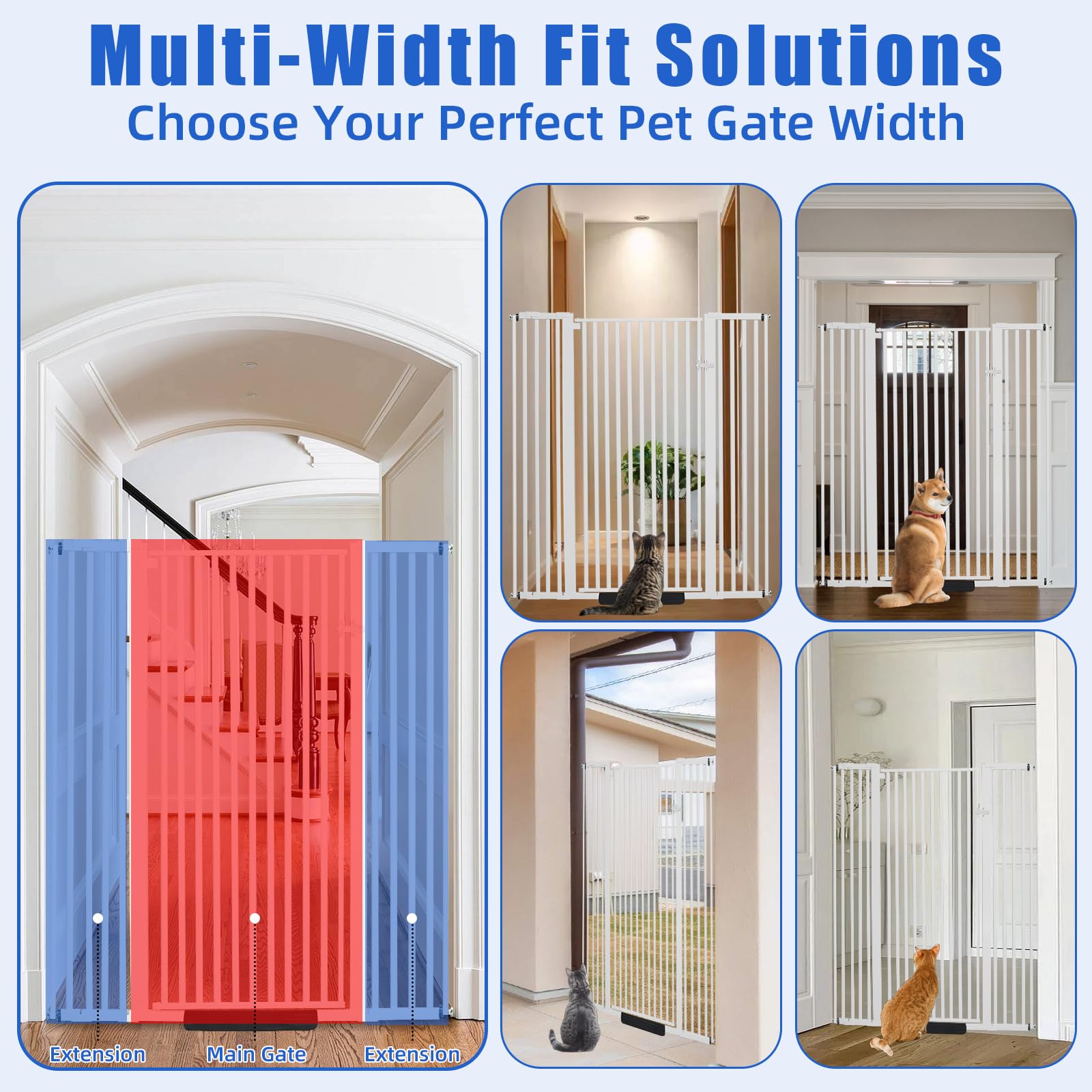 SHYUJAJIE fits doorways, hallways, and stairs for versatile containment.
