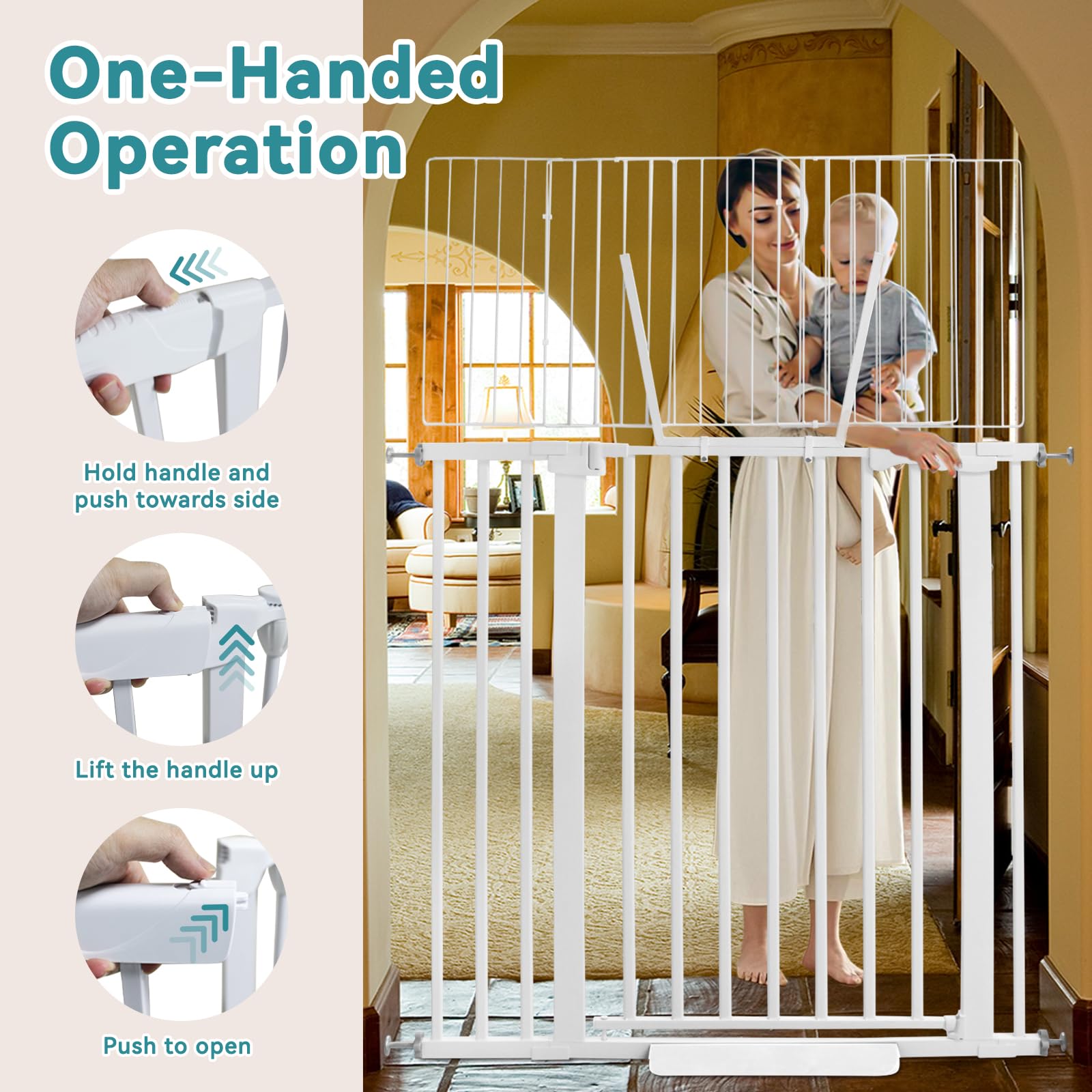 SHYUJAJIE dual-lock design prevents easy child access.