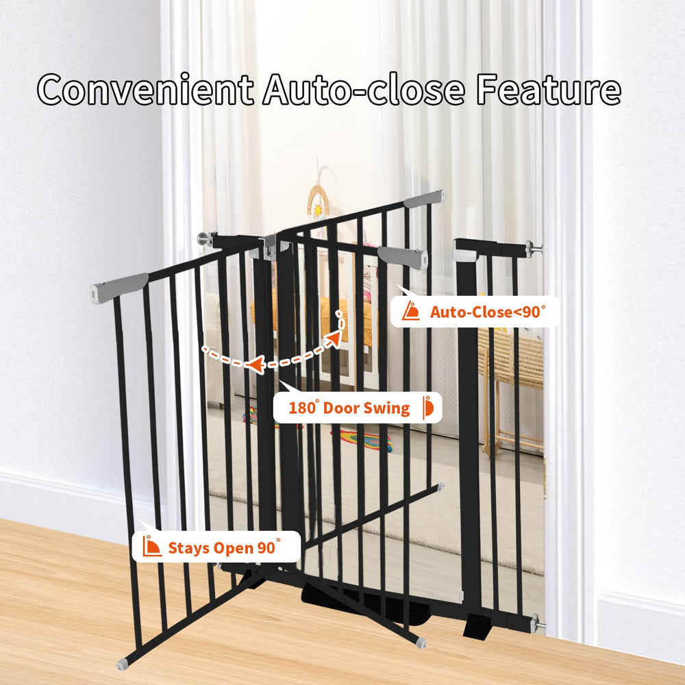 SHYUJAJIE dual-lock safety design prevents easy child release in doorways.