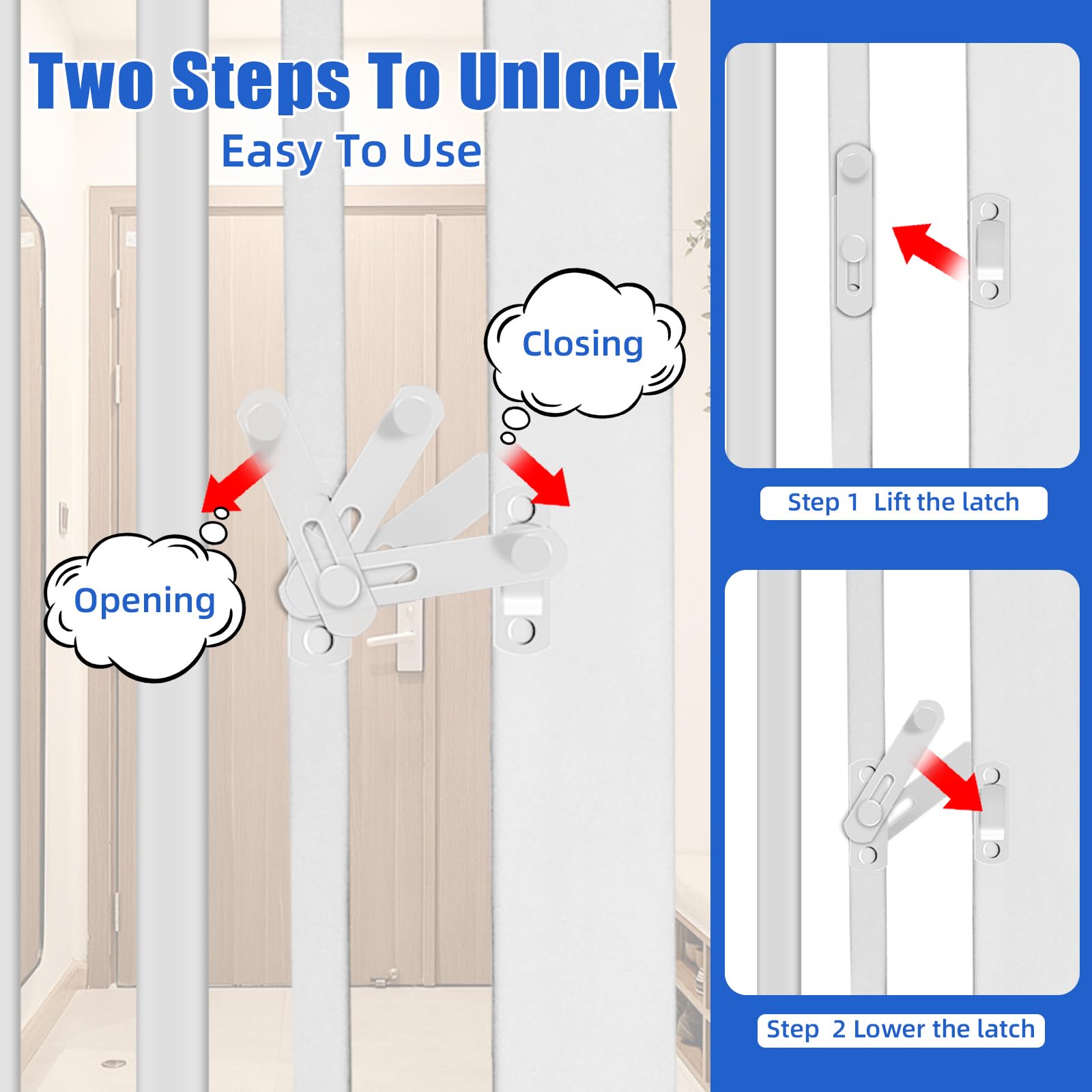 SHYUJAJIE easy install pressure bolts highlights tool free setup and wall safe reinforcement.