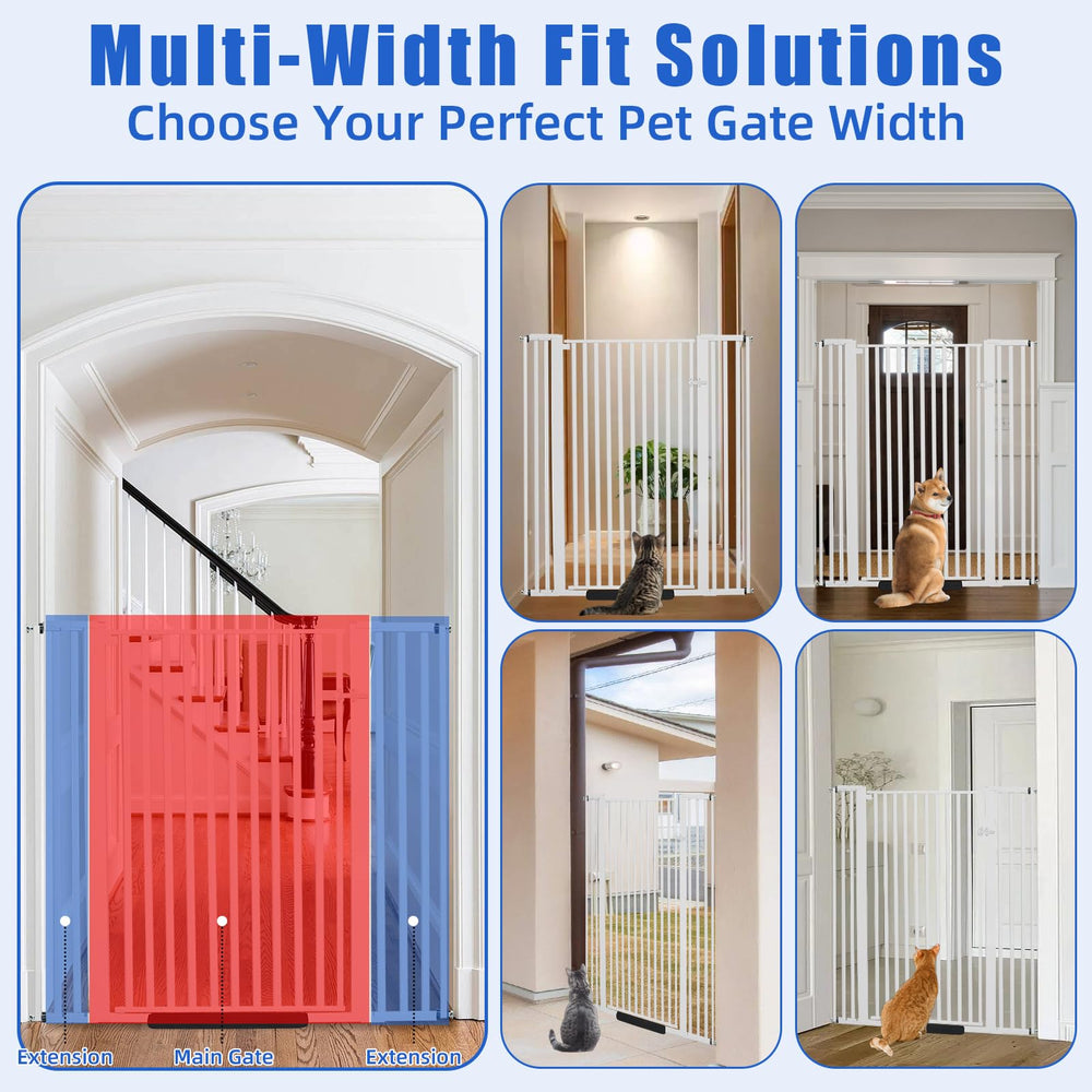 SHYUJAJIE tall gate suits stairs and kitchens with tall pets.