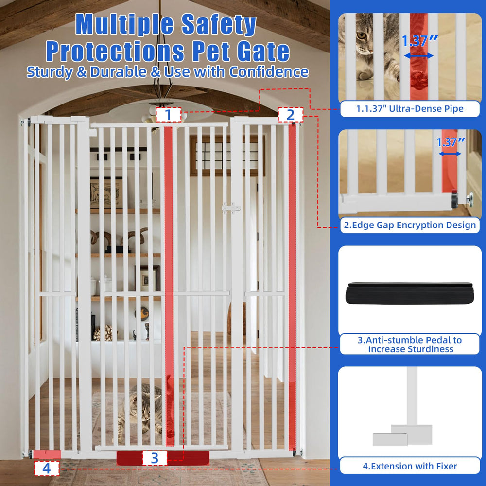 SHYUJAJIE ultra-dense 1.37-inch spacing keeps pets inside.