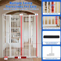 SHYUJAJIE ultra-dense 1.37-inch spacing keeps pets inside.