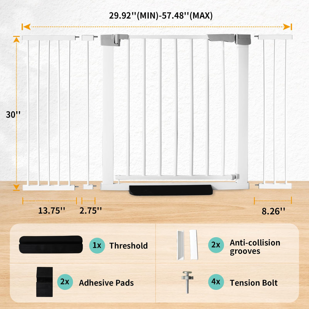 SHYUJAJIE walk-through door demonstrating easy access