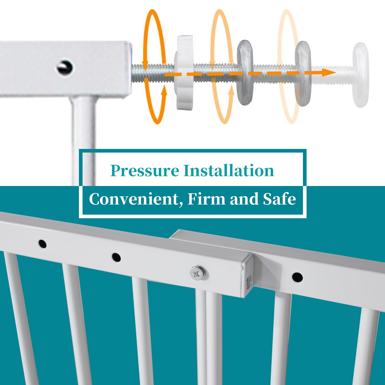 SHYUJAJIE bolt tension adjustment shows quick, tool-free tightening for secure setup.