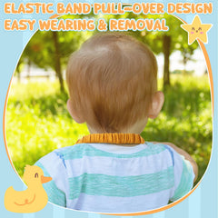 Shyyween dark-red and army-green bibs add stylish protection during outings