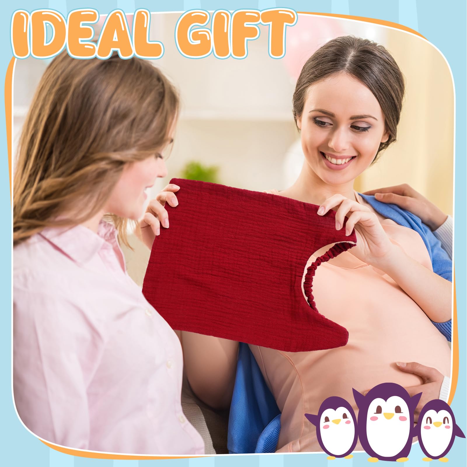 Shyyween double-gauze cotton bib emphasizes ultra-soft feel and quick absorption