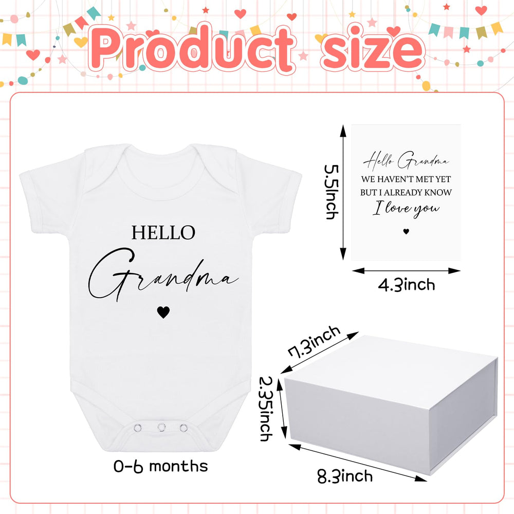 Shyyween Hello Grandma pregnancy reveal card keepsake moment to share joyful news