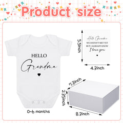 Shyyween Hello Grandma pregnancy reveal card keepsake moment to share joyful news
