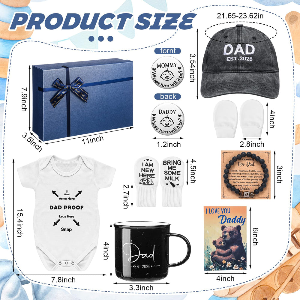 Shyyween new dads gift 10 oz ceramic mug for morning coffee