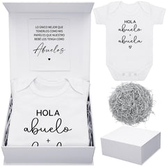 Shyyween pregnancy announcement gift box assembly ready for abuelos reveal