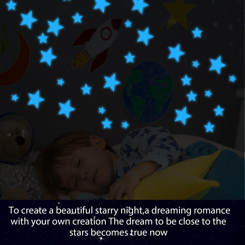 Sibba Glow Stars adhesive-putty keeps decals in place without wall damage