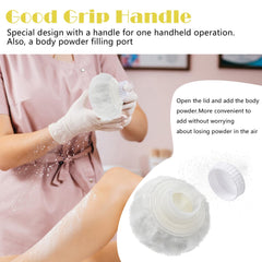 Sibba baby care scene with gentle powder application on skin