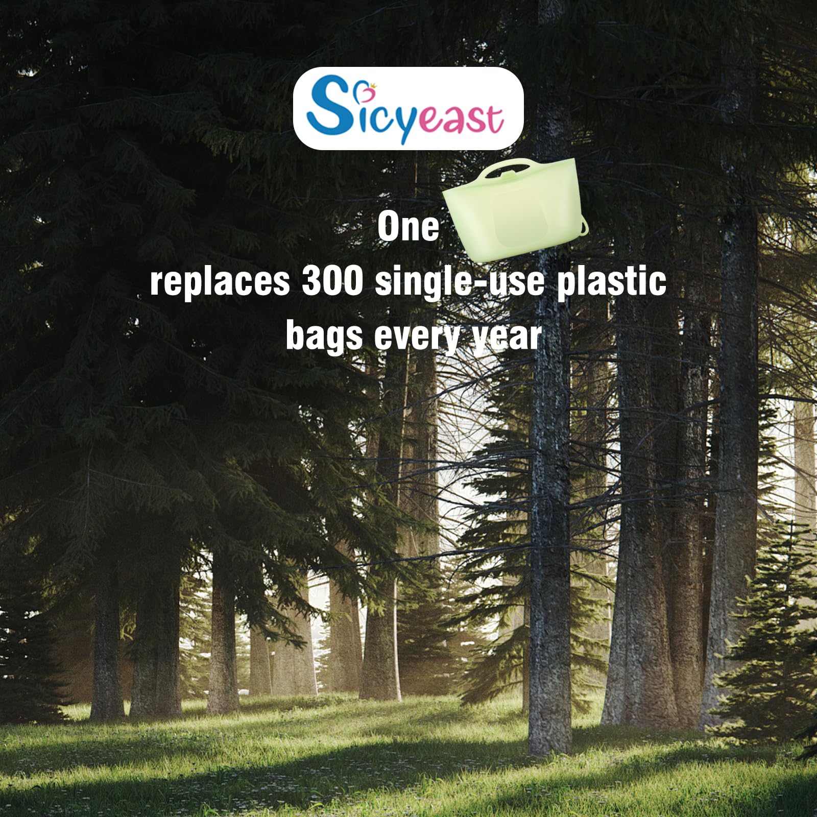 sicyeast silicone travel sterilizer bags are BPA-free and food-grade.